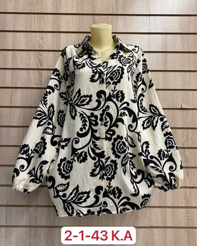 NO NAME БЛУЗКА ТКАНЬ 60% COTTON, 20% LINEN, 20% TENCEL
