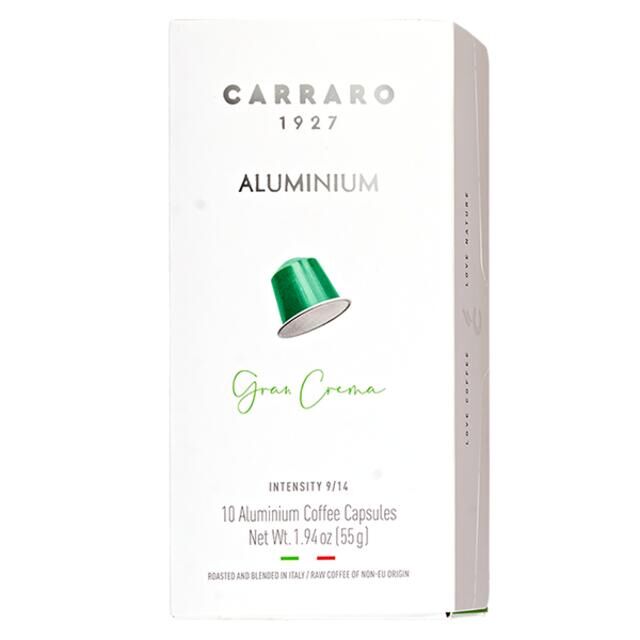 Кофе капсулы CARRARO GRAN CREMA (10 алюминиевых капсул)