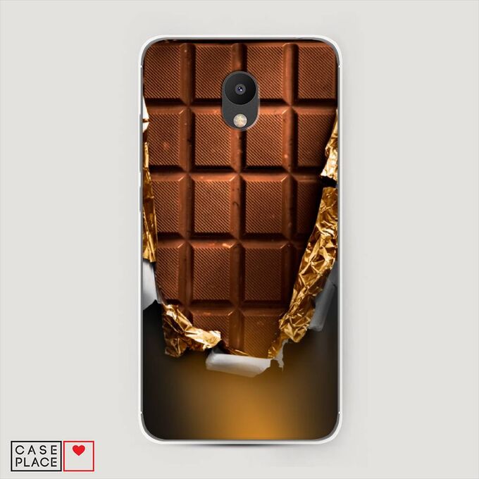 Силиконовый чехол Шоколадка на Meizu M6