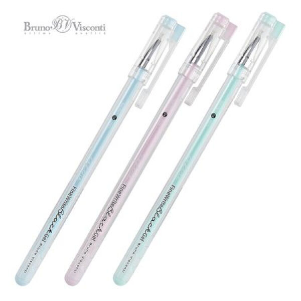 Ручка гелевая &quot;FineWrite.Zefir&quot; 0.4 мм черная 20-0392/42 Bruno Visconti