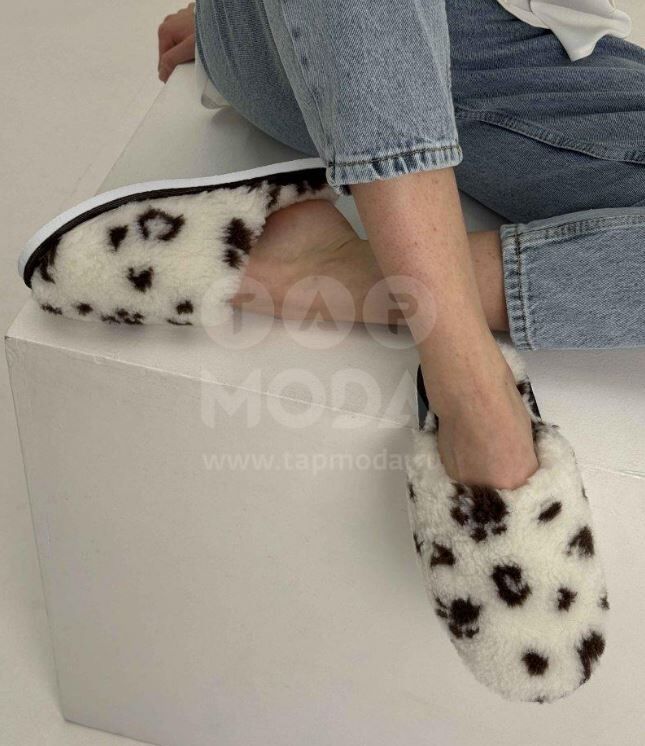 TapModa Тапочки женские из овечьей шерсти