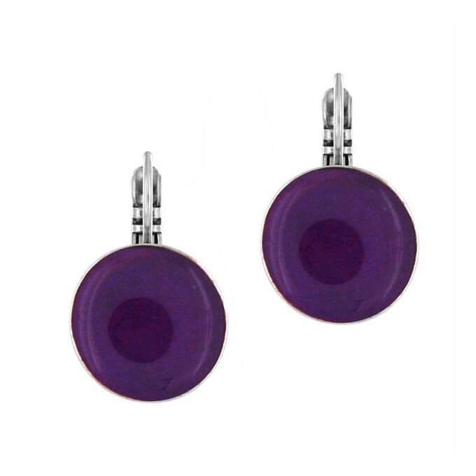 Серьги TARATATA, Jonquille, с цветной смолой, TT-W24-01701-106 (фиолетовый)
