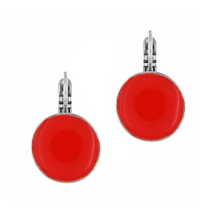 Серьги TARATATA, Jonquille, с цветной смолой, TT-W24-01701-105 (красный)