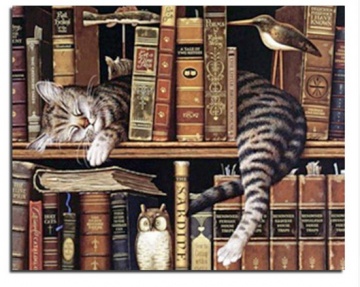 &quot;Кот на книжной полке&quot;