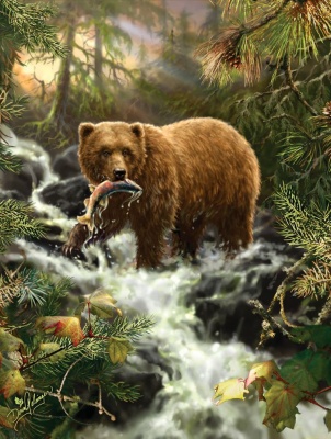 &quot;Медведь ловит рыбу&quot;
