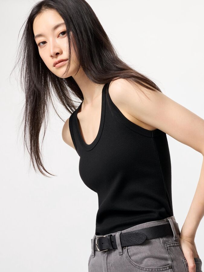 UNIQLO Майка женская, черный