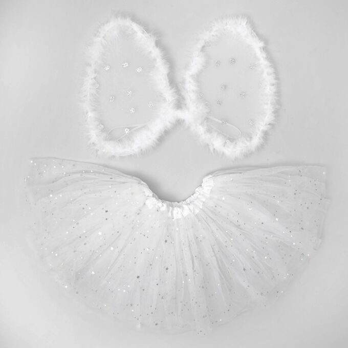 Карнавальный набор «Ангел», 2 предмета: крылья, юбка