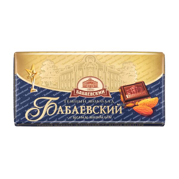 Шоколад Бабаевский 90% какао темный Горький