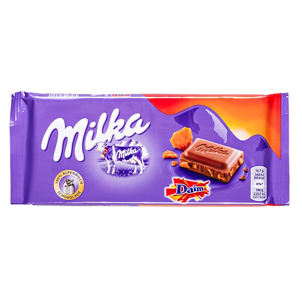 Шоколад Милка Daim 100 г 1 уп.х 22 шт.