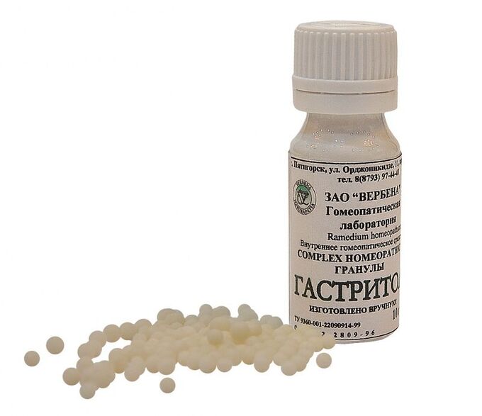 Мёд и конфитюр Гранулы Гастритол 10г.
