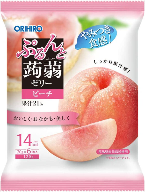 Фруктовое желе из конняку ORIHIRO Peach