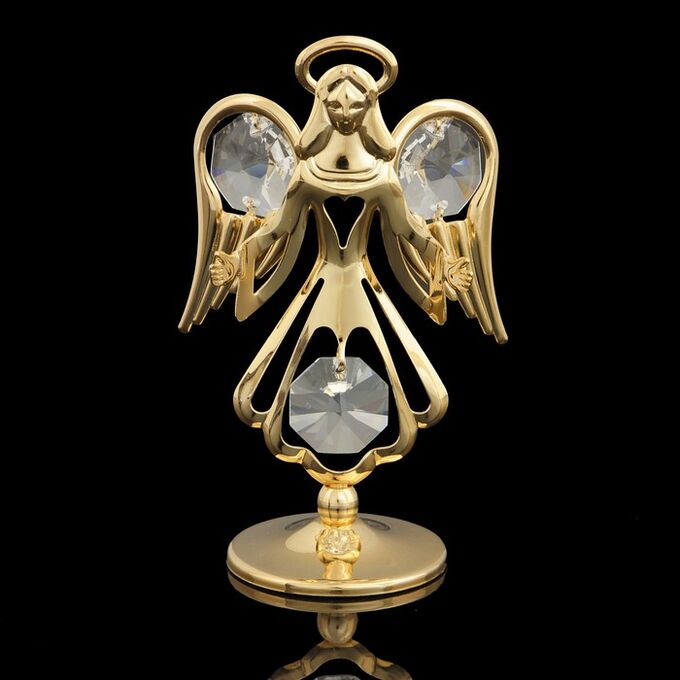 СИМА-ЛЕНД Сувенир «Ангел», с кристаллами , 7,5 см