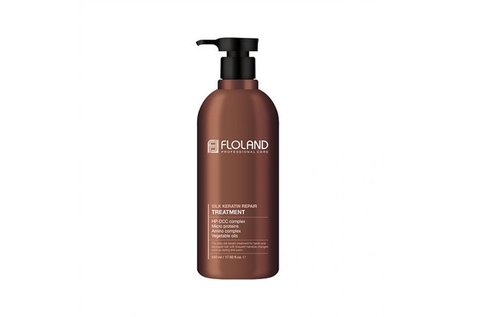 Floland Маска для поврежденных волос Premium Silk Keratin Treatment