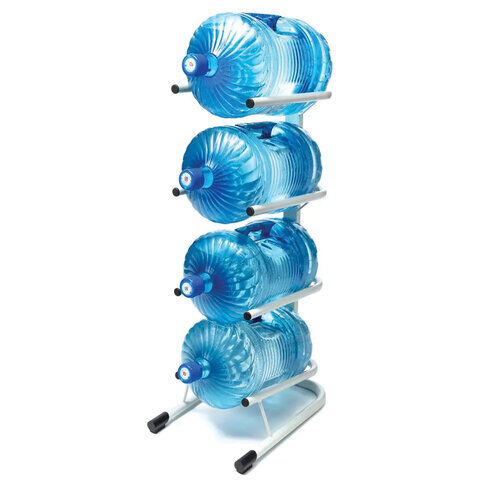 СТЕЛЛА-ТЕХНИК Стойка стеллаж для хранения воды на 4 бутыли по 19 литров, СВ-4, металл, 98833