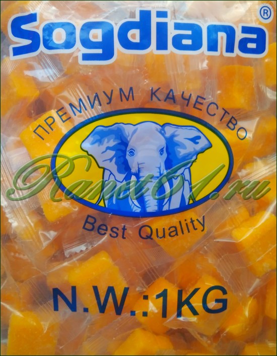 Конфеты манго кубики Sogdiana