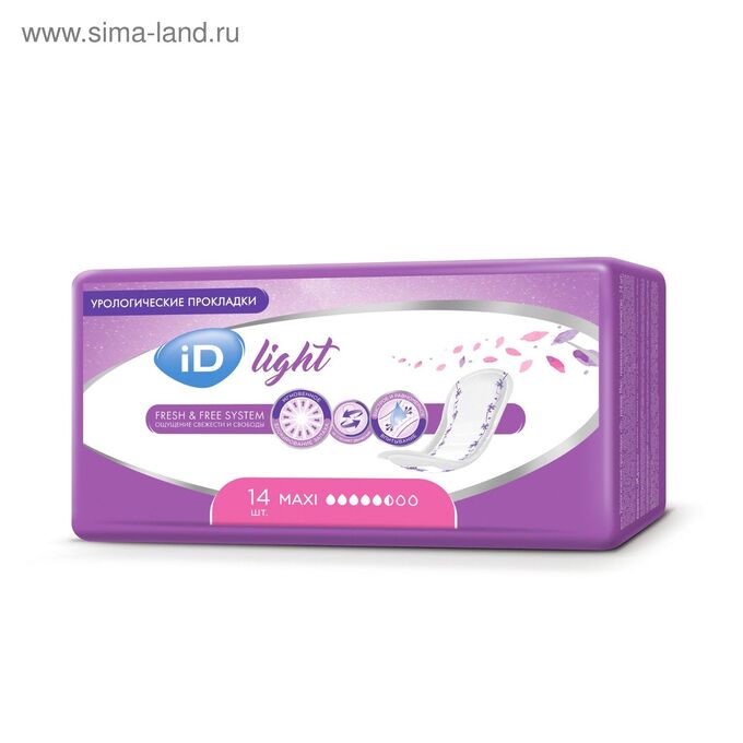 Урологические прокладки iD Light Maxi 14шт