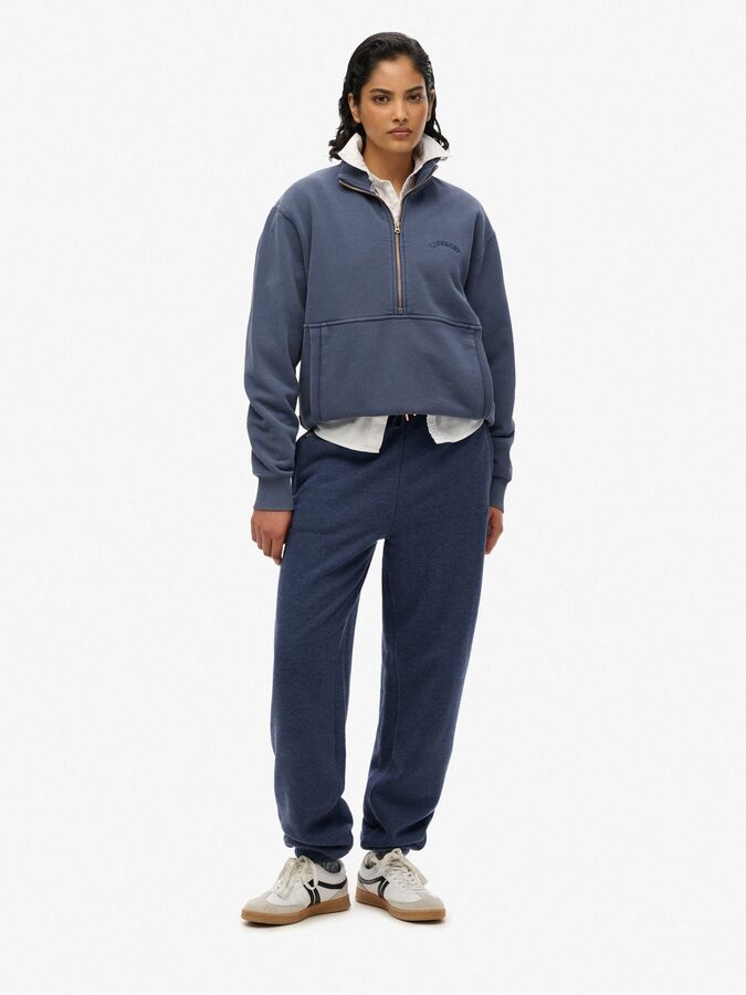 NEXT. Синие - спортивные брюки Superdry Essential с логотипом