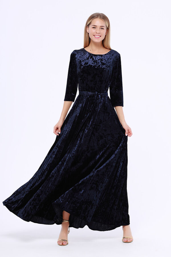 #86337 Платье Темно-синий