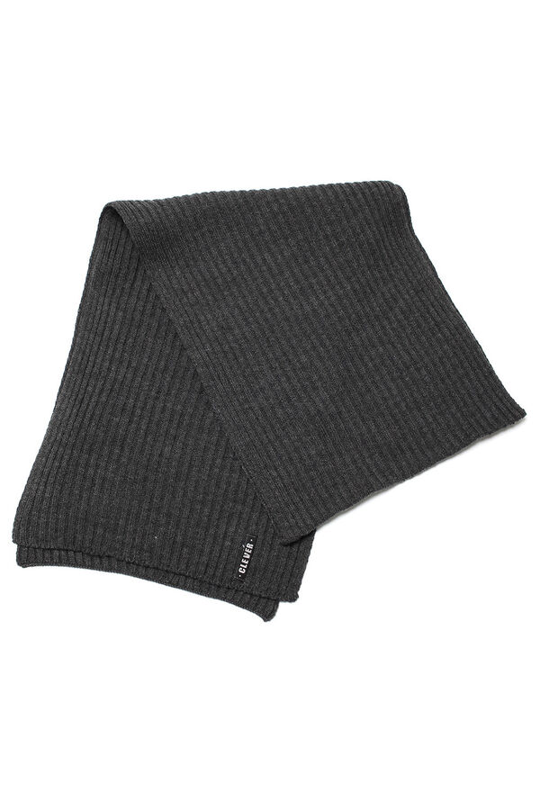#85316 Мужской шарф меланж т.серый