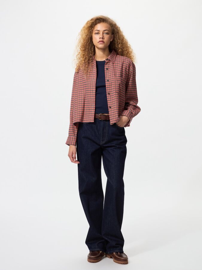 UNIQLO – фланелевая рубашка свободного кроя