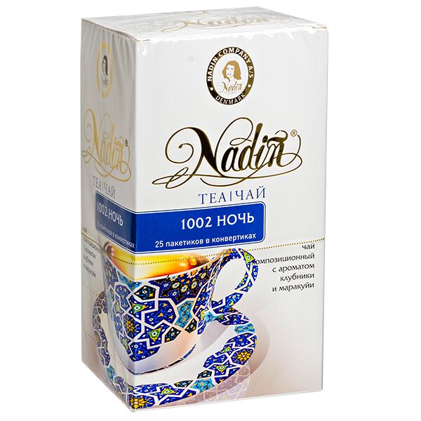 Чай NADIN &#039;1002 ночь&#039; 25 пакетиков 1 уп.х 12 шт.