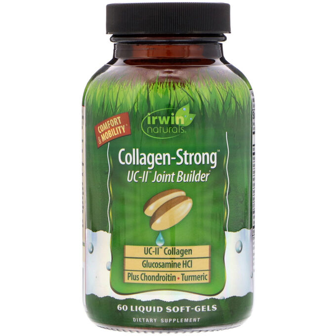 Irwin Naturals, Collagen-Strong, 60 мягких капсул