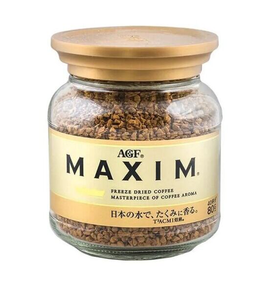 Кофе растворимый Gold Blend AGF в стеклянной банке, 80 гр