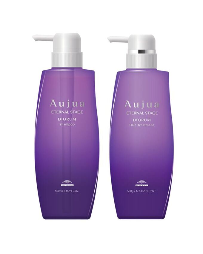 Milbon Aujua Diorum Shampoo &amp; Hair Treatment Set – набор для восстановления нормальных и жестких волос