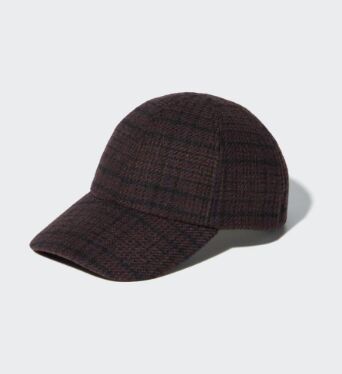 UNIQLO Женская шерстяная шапка регулируемая  480410 коричневый