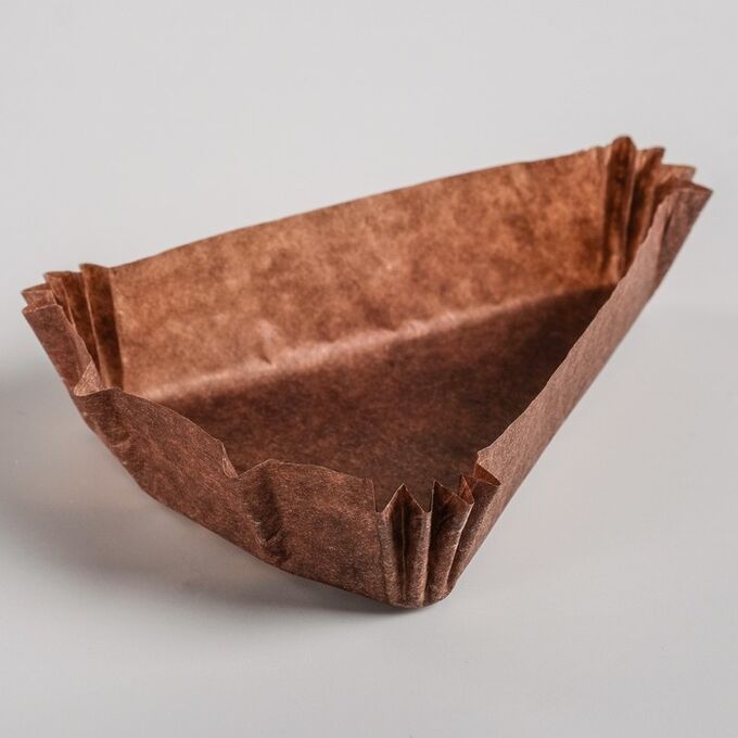 СИМА-ЛЕНД Форма для выпечки коричневая, форма треугольник, 10,2 х 10,2 х 7,5 х 2,5 см