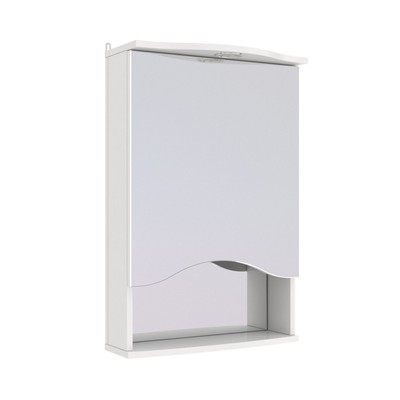 Шкаф-зеркало Слим 50СВ (со светильником) 50 х 23,4 х 75 см