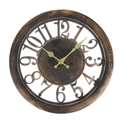 Часы настенные Сутри, бронзовые, d=30 см