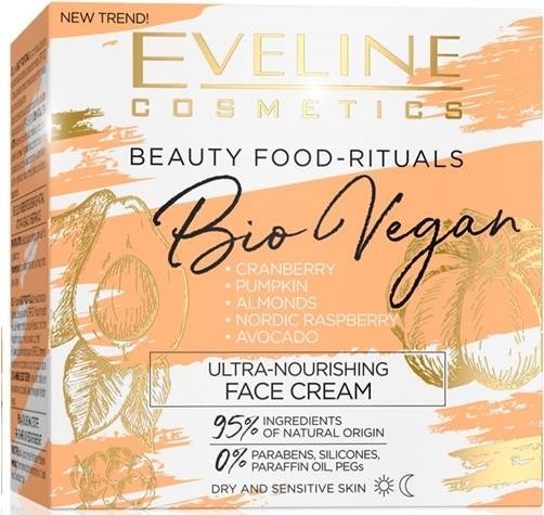 EVELINE BIO VEGAN Ультрапитательный крем для лица дневной/ночной 50мл (*30)