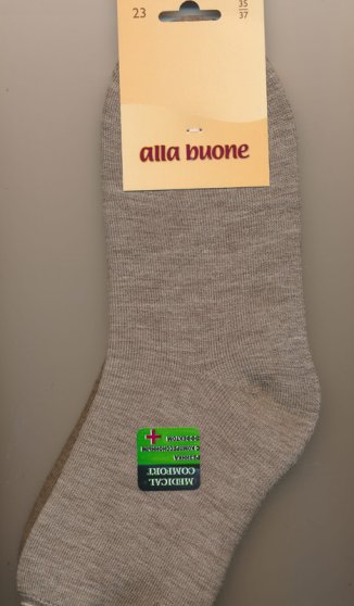 Носки женские согревающие, Alla buone, CD018(медкомфорт шерсть)