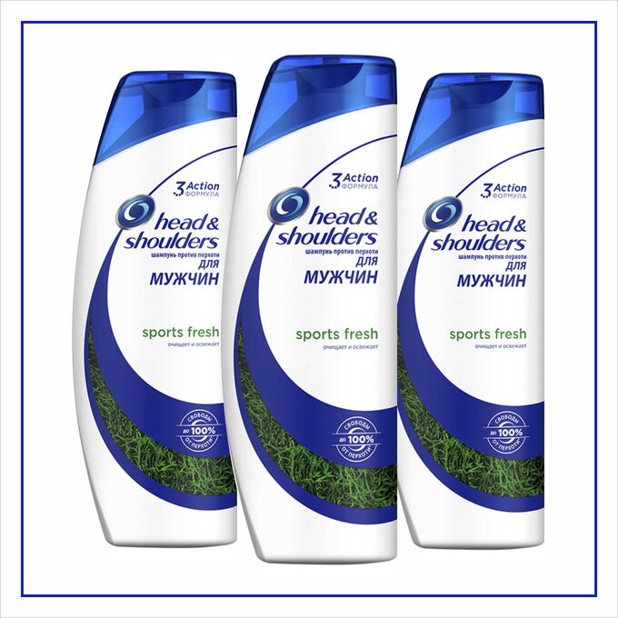 HEAD &amp; SHOULDERS Шампунь против перхоти Sport Fresh 400мл