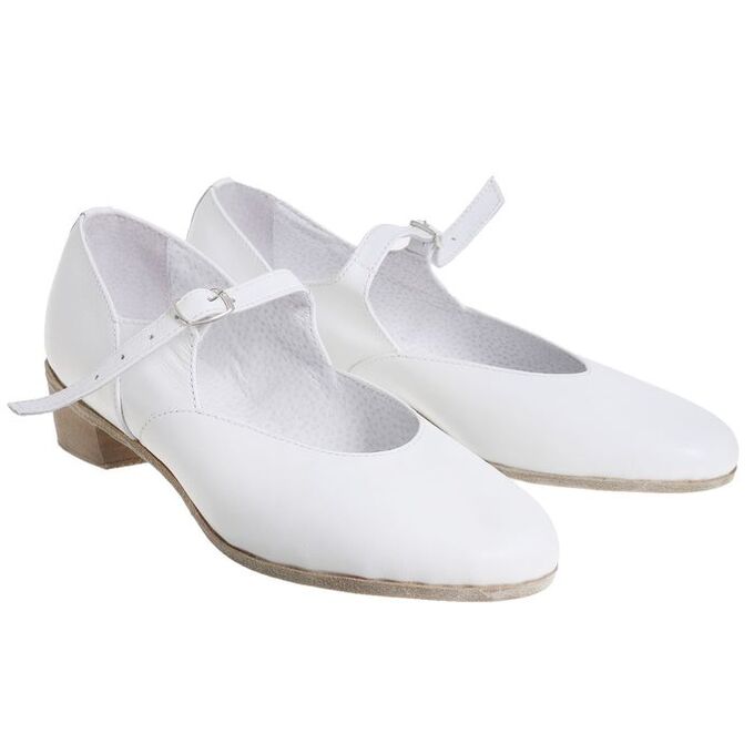 СИМА-ЛЕНД Туфли народные женские, длина по стельке 24 см, цвет белый