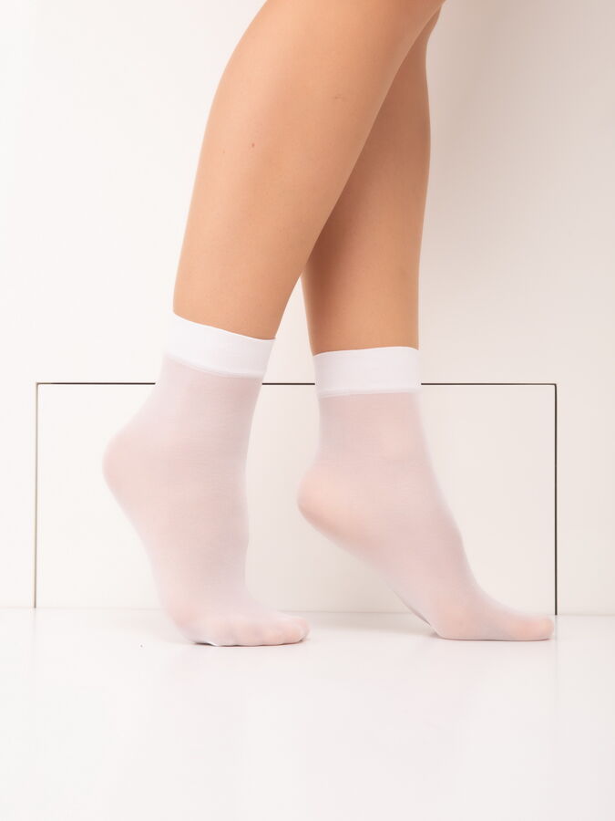 GIULIA Полупрозрачные шелковистые носки