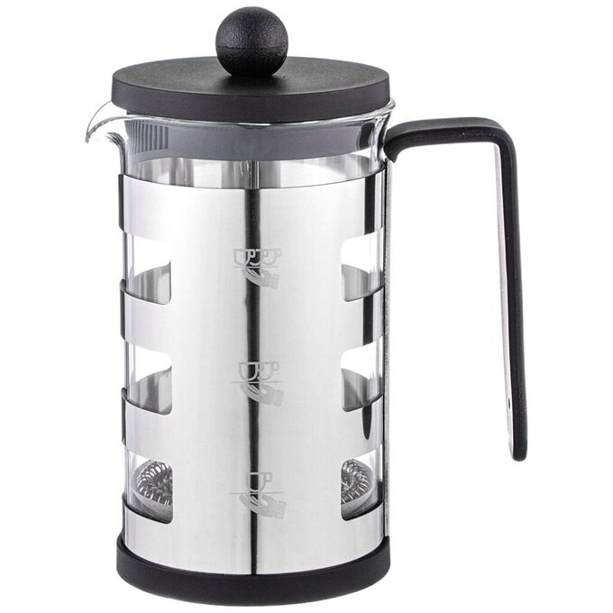 Френч-пресс 0.6 л, стекло, Agness, Kitchen, 894-551