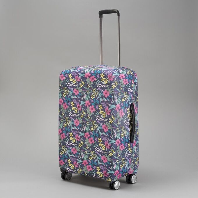 Чехол для чемодана Тропики, 20&quot;, 36*24*49см, фиолетовый