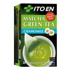 ITOEN Чай, MATCHA GREEN TEA , зеленый чай, с ромашкой 20 пак, 30 гр.