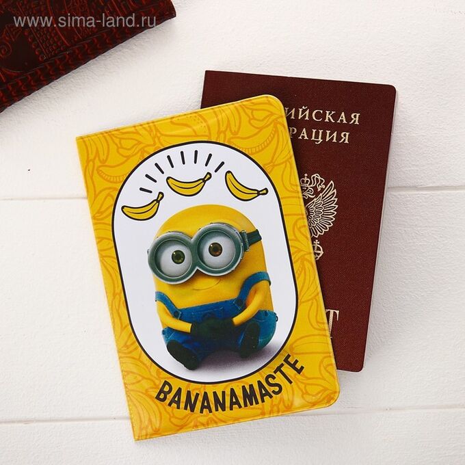 Обложка для паспорта &quot;Banana&quot;, Гадкий Я