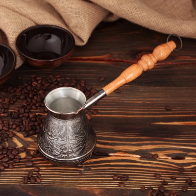Турка для кофе медная «Орнамент», 0,39 л