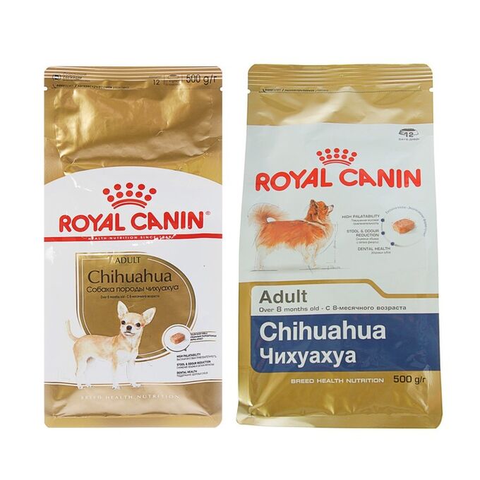 Royal Canin Сухой корм RC Chihuahua Adult для чихуахуа, 500 г