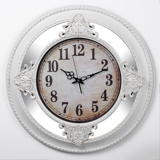 СИМА-ЛЕНД Часы настенные, серия: Интерьер, &quot;Картуш&quot;, d=63 см