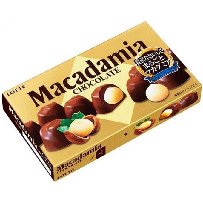 Макадамия LOTTE орех макадамия в шоколаде, 67 гр
