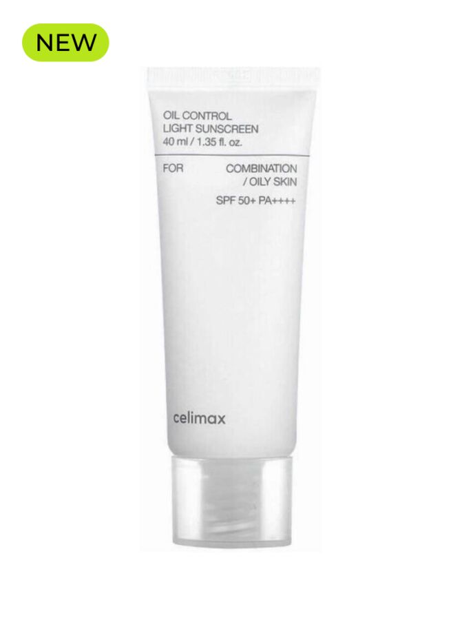 Celimax Крем солнцезащитный для лица себорегулирующий лёгкий Sunscreen Light Oil Control, 40 мл