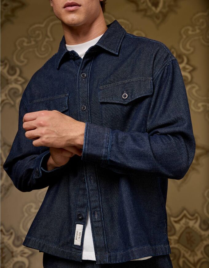 American Eagle AE x Tru Kolors Chenille Shirt