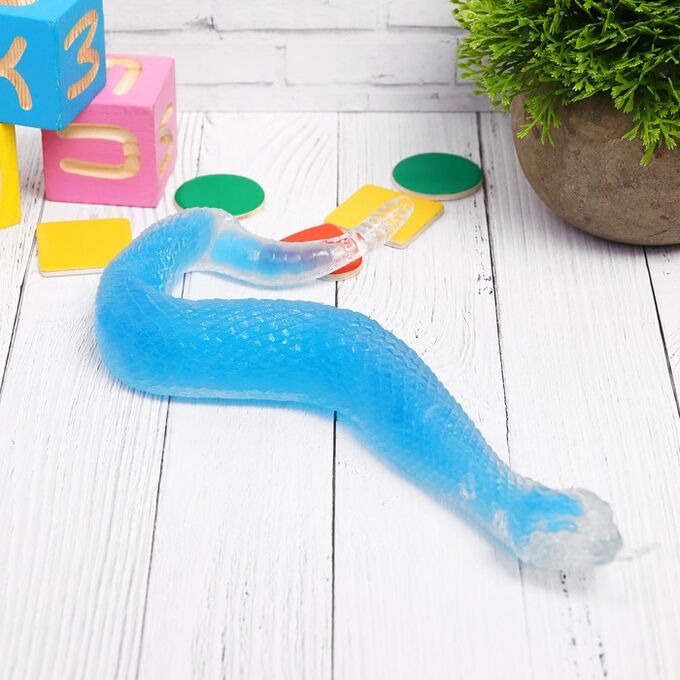 Мялка «Змея», с гидрогелем, цвета МИКС