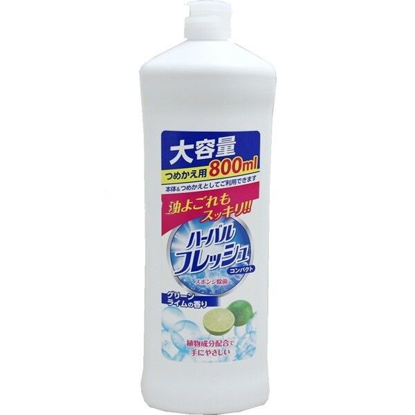 040764 &quot;Mitsuei&quot; Концентрированное средство для мытья посуды, овощей и фруктов (с ароматом лайма), 800 мл. 1/12