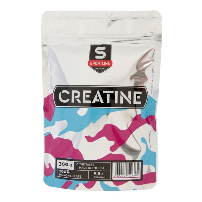 Креатин SportLine Creatine Monohydrate Bag, 300 г